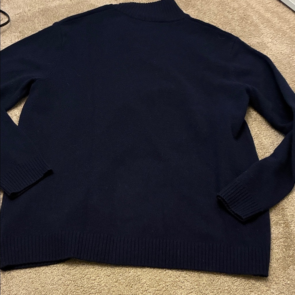 Rodd & Gunn Men's Navy Zip-Up Sweater Lambs Wool size 2XL - Picture 5 of 9